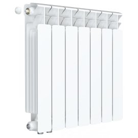 Радиатор биметаллический RIFAR BASE VENTIL 500 BVL 7 секций нижнее левое подключение (белый RAL 9016), 1RB50.VL-7