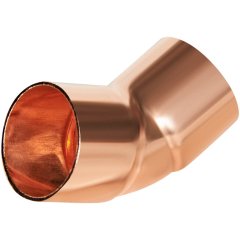 Отвод JINTIAN 45° ВП-ВП 22 из меди 22 под пайку, JT-1504122
