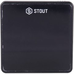 Беспроводной датчик температуры пола STOUT C-8f, черный