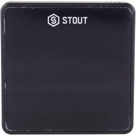 Беспроводной датчик температуры пола STOUT C-8f, черный