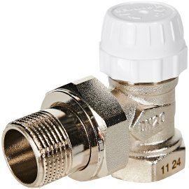 Клапан термостатический ROMMER RVT-0002-100020 угловой 3/4, RVT-0002-100020