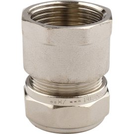 Муфта TIEMME с внутренней резьбой (26х3.0х1) для металлопластиковых труб винтовой, 1600029