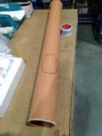 Уцененный товар (царапины,потёртости): Труба для наружной канализации Sinikon НПВХ D110x3,2 SN4 (Длина: 1000 мм), 20015.R