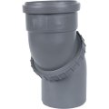 Отвод универсальный Sinikon D110 серый, KU.110.G