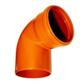 Отвод Sinikon D110x87° для нар. канализации, 20140.R.B