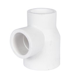 Тройник переходной Политэк 32х25х25 для полипропиленовых труб под сварку (цвет белый), 9300322525