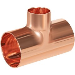 Тройник JINTIAN ВП 35x22x35 из меди под пайку, JT-15130352235