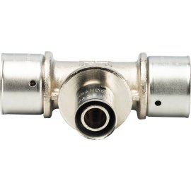 Переходной тройник Prandelli Multyrama (32.3х20,3х32.3) для металлопластиковых труб прессовой, 109.31.74.7