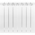 Радиатор биметаллический Global STYLE EXTRA 500 8 секций боковое подключение (белый RAL 9010), STE05001008