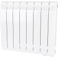 Радиатор алюминиевый Global VOX- R 500 8 секций нижнее правое подключение (белый RAL 9010), 169530
