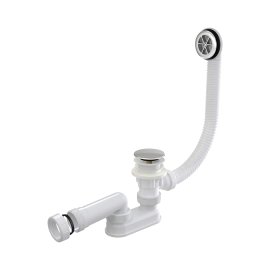 Сифон для ванны AlcaPlast CLICK/CLACK, хром, A505CRM