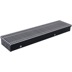 Внутрипольный конвектор STOUT SCN-1100 80х190х800 (Решётка роликовая) правое подключение, SCN-1100-0819080