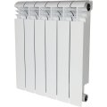 Радиатор биметаллический STOUT VEGA 500 6 секций боковое подключение (белый RAL 9016), SRB-1310-050006