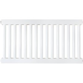 Трубчатый стальной радиатор КЗТО РС 1-500-15 секций 1/2 боковое подключение RAL9010, РС15001512RAL9010