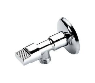 Кран шаровой TIEMME 1/2х3/8 угловой хром, 2950037(3904C000304)