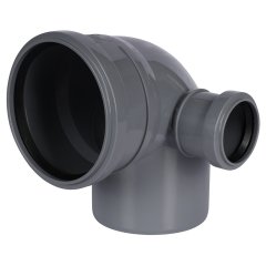 Политэк  Отвод 110х90 с выходом 50 правый