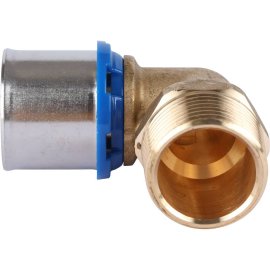 Угольник-переходник APE с наружной резьбой 1 х32 для металлопластиковых труб прессовой, ARL3010400