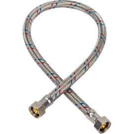 Гибкая подводка для воды STOUT ВР 3/8 х ВР 3/8, длина 600 мм, SHF-0096-081010