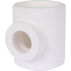 Тройник переходной Kalde 90х50х90 для полипропиленовых труб под сварку (цвет белый)