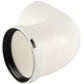 Отвод Baxi KHG 90°, Ду 80 мм, полипропиленовый, НТ