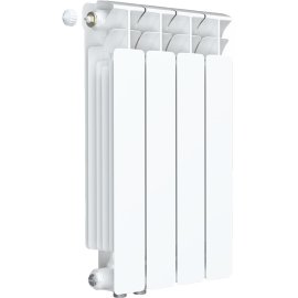 Радиатор биметаллический RIFAR BASE VENTIL 500 4 секции BVRL нижнее правое подключение (белый RAL 9016)