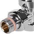 Комплект клапанов термостатических STOUT Design хром, угловой 1/2, SVTDK-0002-000015C
