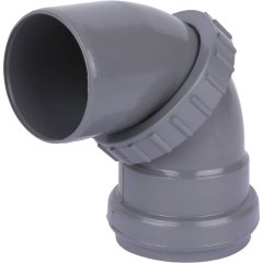 Отвод универсальный Sinikon D050 серый, KU.050.G