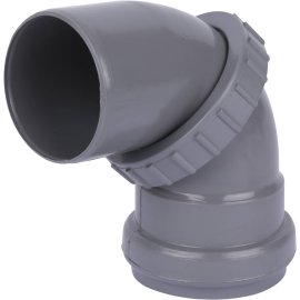 Отвод универсальный Sinikon D050 серый, KU.050.G