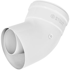 STOUT SCR-6010-000045 STOUT Отвод 45° традиц. коакс. D60(п-м)/100(п-м), SCR-6010-000045
