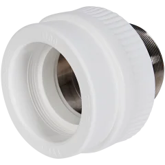 Муфта комбинированная Pro Aqua d= 90-3 PP-R под ключ НР Белая