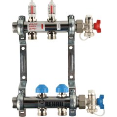 Распределительный коллектор РЕХАУ HKV-D на 2 контура (нерж .сталь)