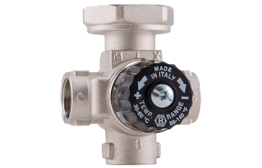4-ходовой термостатический смесительный клапан BARBERI Rp 3/4” F - G 1”1/2 F