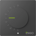 Терморегулятор ENGO Controls непрограммируемый, 230 В, черный накладной