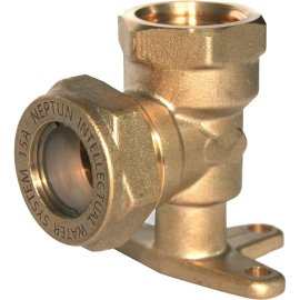 Угольник Stahlmann с креплением (F) 15х1/2 EF, SEFL1501/2FBEF