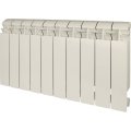 Радиатор алюминиевый Global VOX- R 350 10 секций боковое подключение (белый RAL 9010), VX03501010