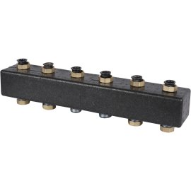 Настенный коллектор Meibes на 5 отоп. контура (с комплектом кронштейнов) M66301.31RU