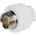 Муфта комбинированная Pro Aqua d= 20-3/4 PP-R НР Белая