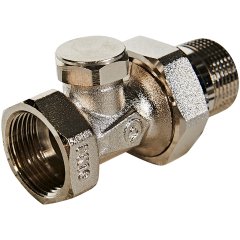 Клапан запорно-балансировочный ROMMER RVL-0001-100020 прямой 3/4, RVL-0001-100020