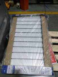 Уцененный товар (нарушена упаковка, стрещина на ламели): Радиатор биметаллический STOUT TITAN 500 12 секций боковое подключение (белый RAL 9016), SRB-3310-050012