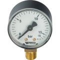 Манометр радиальный WATTS 50мм 1/4 давление 16 бар
