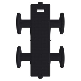 Гидравлический разделитель GIDRUSS GR-250-50F (до 250 кВт, фланец Ду-50, корпус 140х140х5 ст. 09Г2С), 11 00250 19