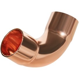 Отвод JINTIAN 90° ВП-ВП 15 из меди под пайку, JT-15002A15E