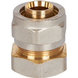 Переходник STOUT с внутренней резьбой 1 х26 для металлопластиковых труб винтовой, SFS-0002-000126