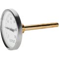 SIM-1001-801015 STOUT Термометр биметаллический осевой с погружной гильзой. Корпус Dn 80 мм, гильза 100 мм 1/2 , 0...120°С