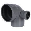 Отвод Политэк 110х90 с выходом 50 правый, 300111050П