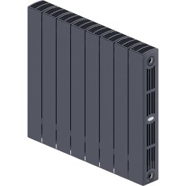 Радиатор биметаллический RIFAR SUPReMO 500 8 секций боковое подключение (цвет ТИТАН), 4RS50-8-TI