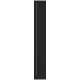 Радиатор алюминиевый STOUT Oscar 2000 4 секции боковое подключение (черный), SRA-0110-20000704