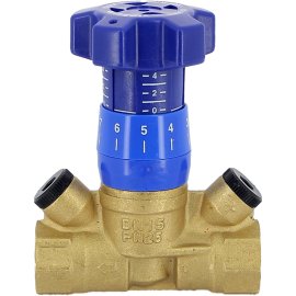 Клапан балансировочный Cimberio 787R 3/4 PN25 BB ручной без изм. ниппелей, CIM 787R 34