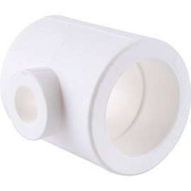 Тройник переходной Kalde 50x20x50 для полипропиленовых труб под сварку (цвет белый), 3212-tio-502050