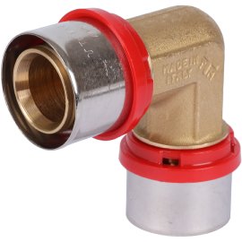 Угольник TIEMME 32x32 для металлопластиковых труб прессовой, 1650013